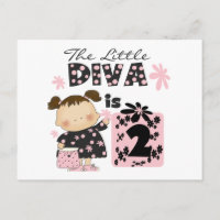 Little Diva 2nd Birthday Tshirts and Gifts