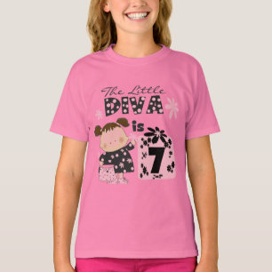 Little Diva 7th Birthday Tshirts and Gifts