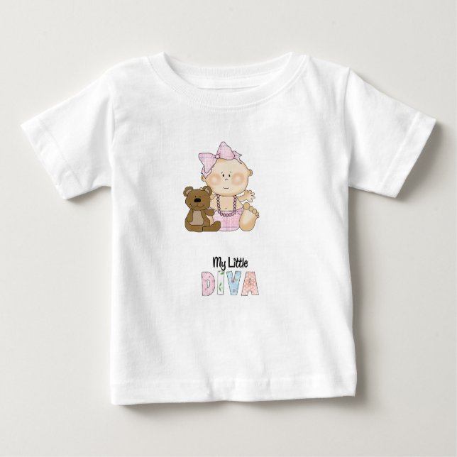 Little Diva Baby T-Shirt (Front)