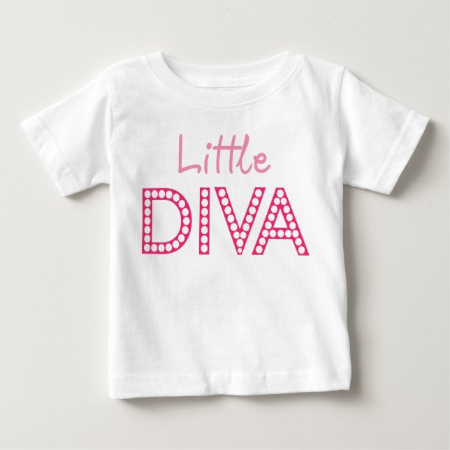 Little Diva Baby T-Shirt (Front)