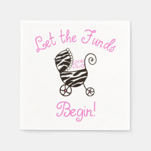 Little Diva - "Let the Funds Begin!" Napkin
