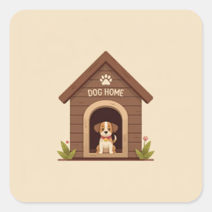 Little Dog Home Decor Sticker 
