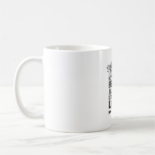 Little Dog Love You Vintage Typography Design_1 Coffee Mug
