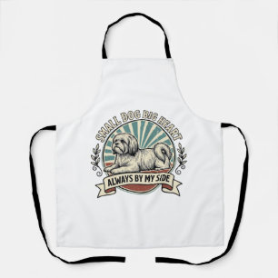 Little Dog Lover Shirt Vintage Engraved Companion Apron