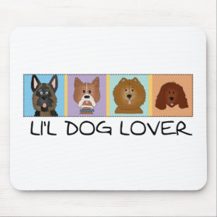 Little Dog Lover Tshirts and Gifts Mouse Pad