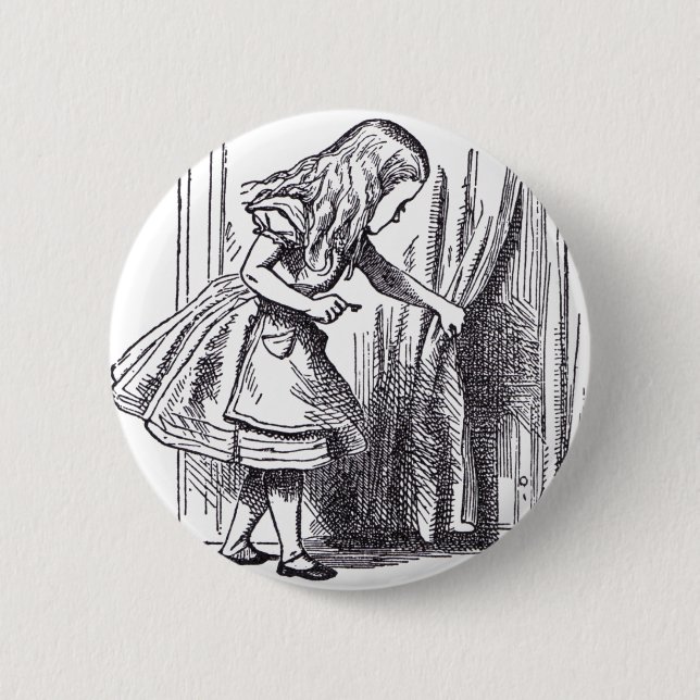 Little Door 6 Cm Round Badge (Front)