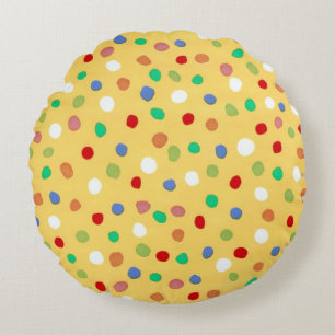 Little Dots Round Cushion