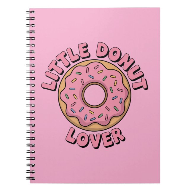 Little Doughnut Lover | Kids Notebook (Front)