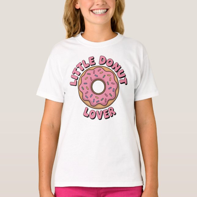 Little Doughnut Lover | Kids T-Shirt (Front)