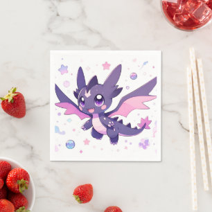 Little Dragon Baby Shower Napkin