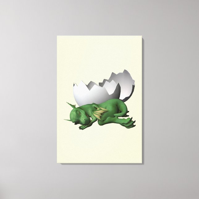 Little Dragon Canvas Print (Front)