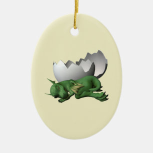 Little Dragon Ceramic Tree Decoration