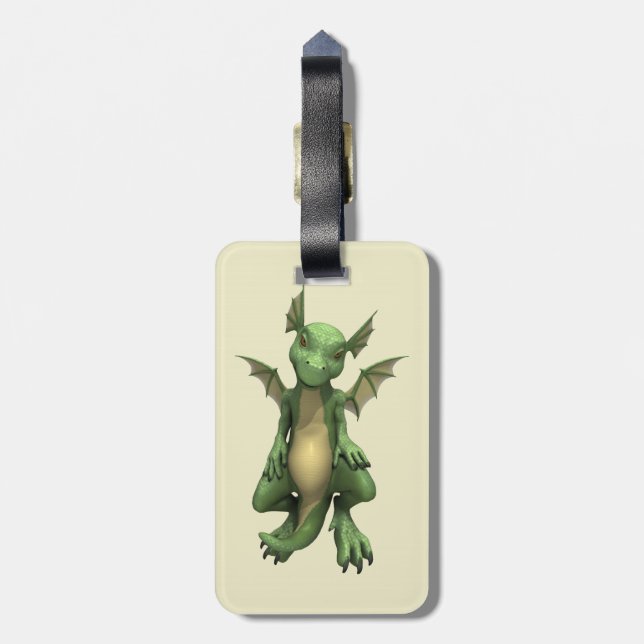 Little Dragon Luggage Tag (Back Vertical)