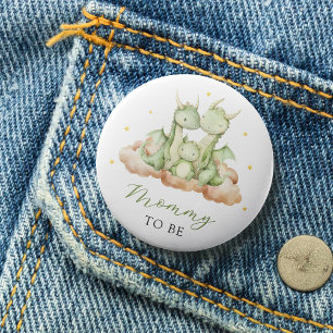 Little Dragon Mommy to Be 7.5 Cm Round Badge