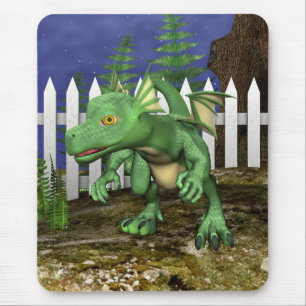 Little Dragon Mouse Pad