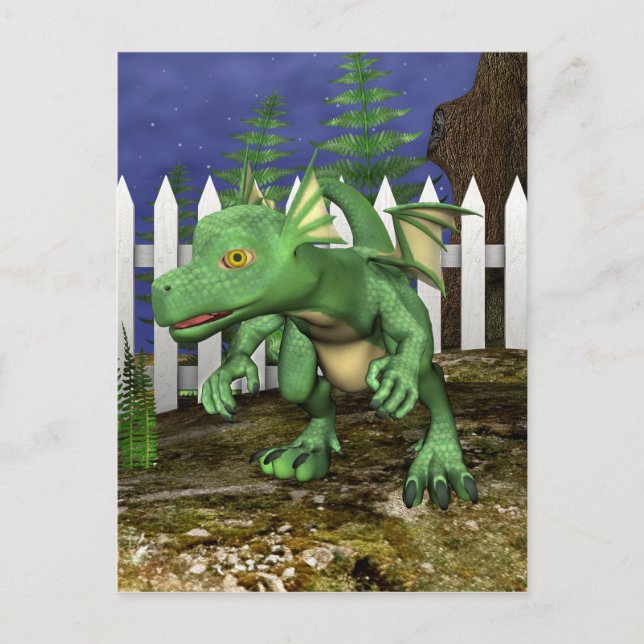 Little Dragon Postcard (Front)