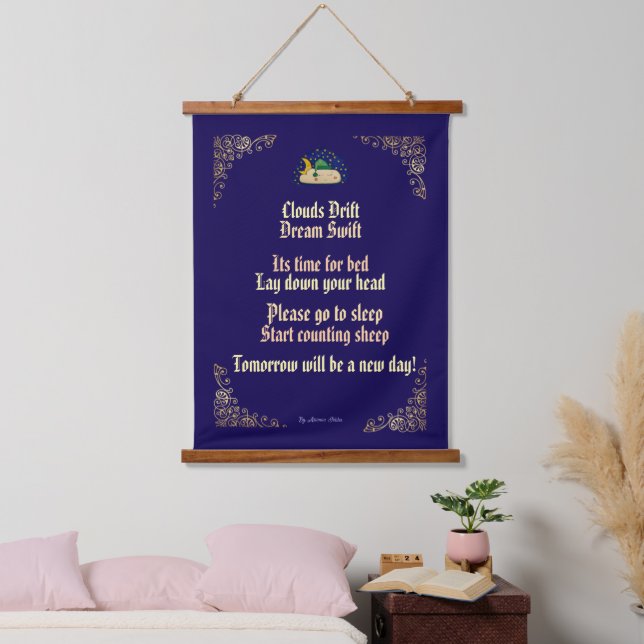 Little Dreams Hanging Tapestry (Bedroom)