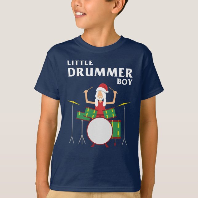 Little Drummer Boy Christmas T-shirt (Front)