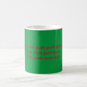 Little drummer boy coffee mug