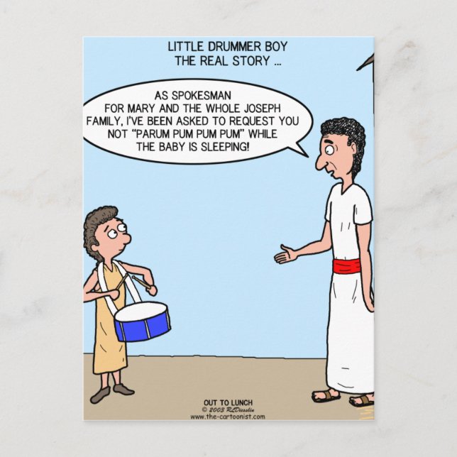 Little Drummer Boy Postcard (Front)