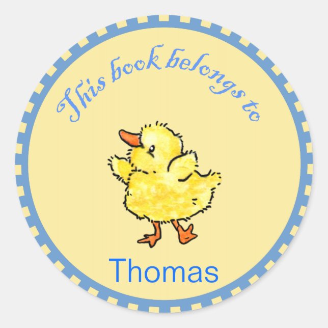 Little Duck Baby Book Stickers (Front)