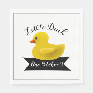 Little Duck Baby Shower Invitation Napkin