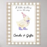 Little duck - cards and gifts baby shower