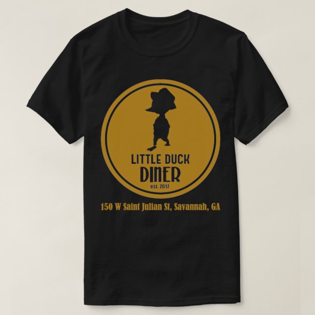 Little Duck Diner T-Shirt (Design Front)