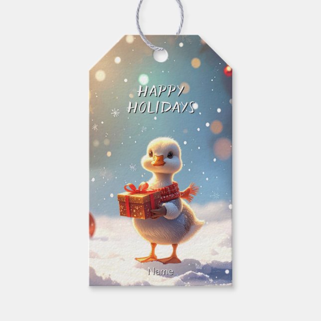 Little Duck Gift Tag (Front)