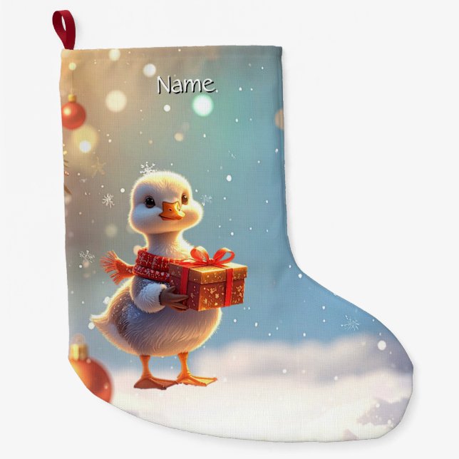Little Duck Holiday Stocking (Front)