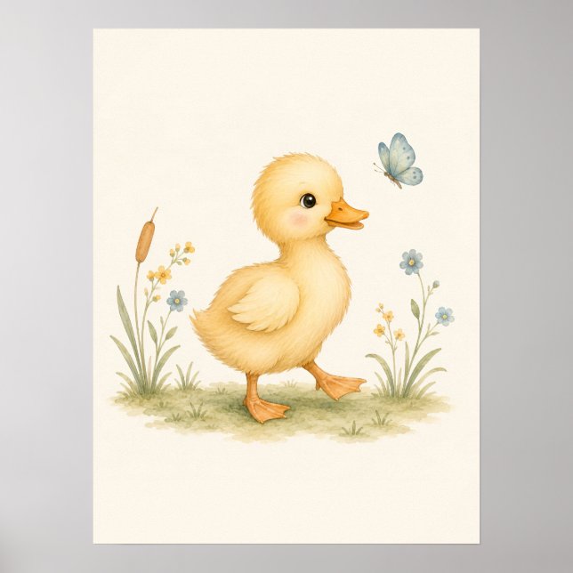 Little Duck Nursery Poster (Front)