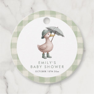 Little Duckling Gender Neutral Baby Shower Favour Tags