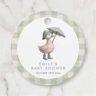 Little Duckling Gender Neutral Baby Shower Favour Tags