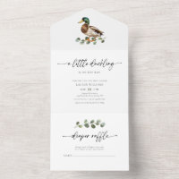 Little Duckling Is On The Way Duck Baby Shower