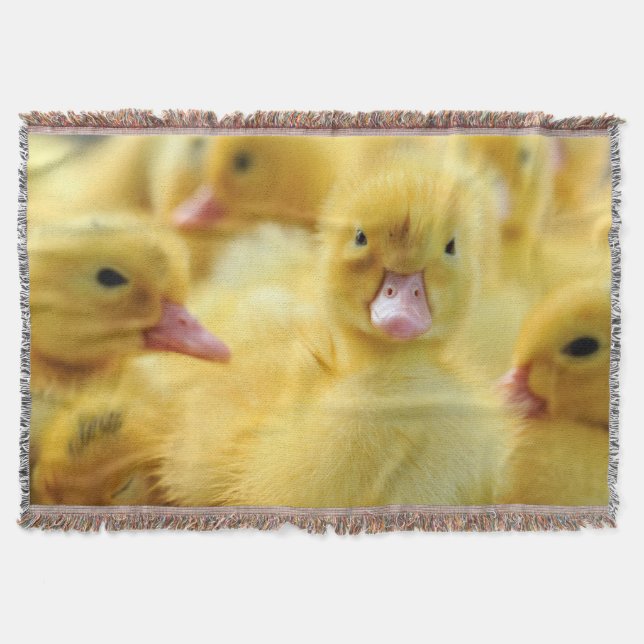 Little Ducks Throw Blanket (Front)