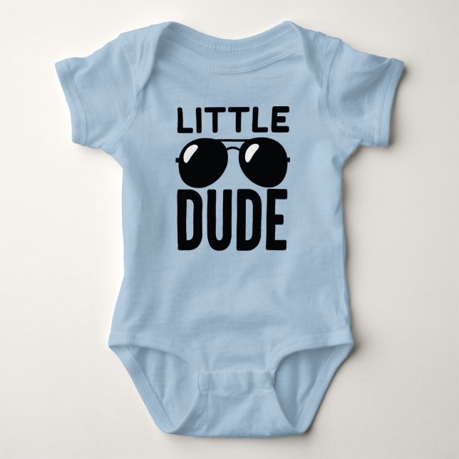 Little Dude Baby Bodysuit (Front)