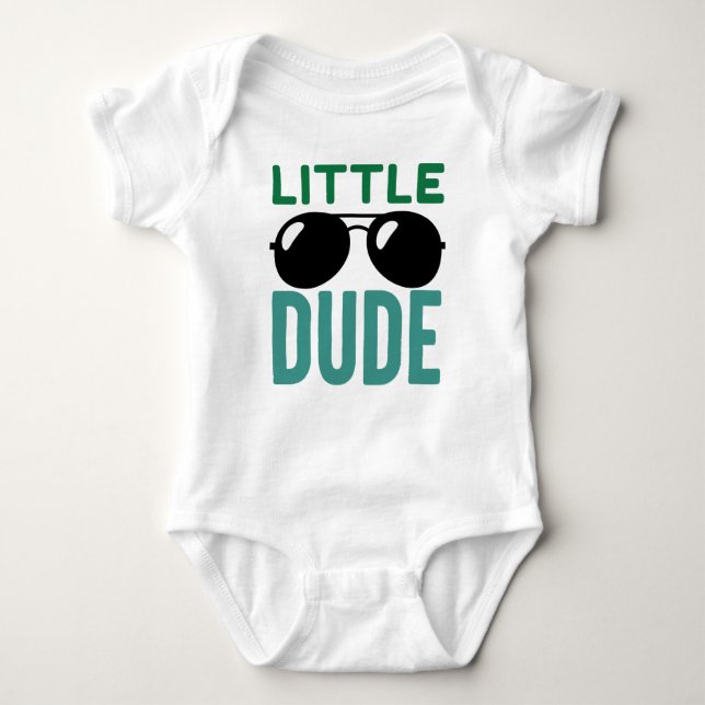 Little Dude Baby Bodysuit (Front)