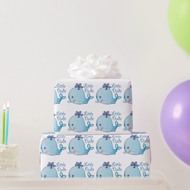 Little Dude Wrapping Paper (Party Gifts)