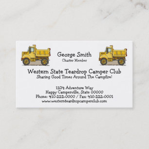 Little Dump Truck Business Card