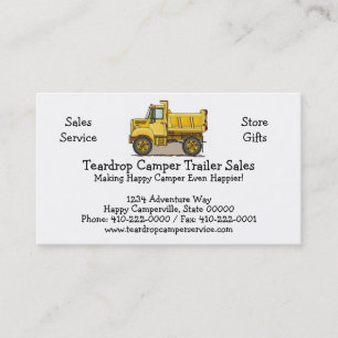 Little Dump Truck Business Card