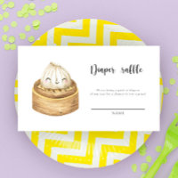 Little dumpling baby shower - diaper raffle