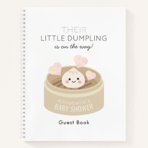 Little Dumpling Baby Shower Guest Book