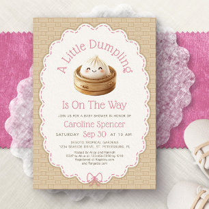 Little Dumpling Baby Shower Invitation