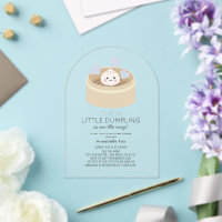 Little Dumpling Blue Boy Baby Shower