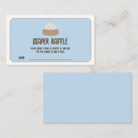 Little Dumpling On The Way Diaper Raffle Tickets