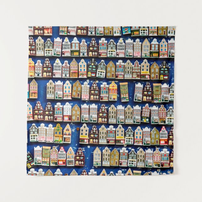 Little Dutch souvenirs and gifts - shoes windmills Tapestry (Front)