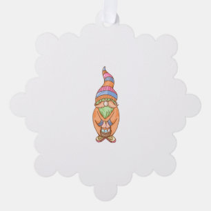 Little Easter Gnome Tree Decoration Card