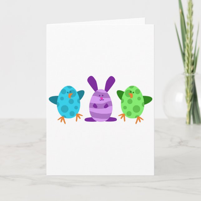 Little Egg Critters Holiday Card (Front)