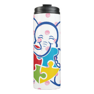 Little Elephant, Big Heart Thermal Tumbler