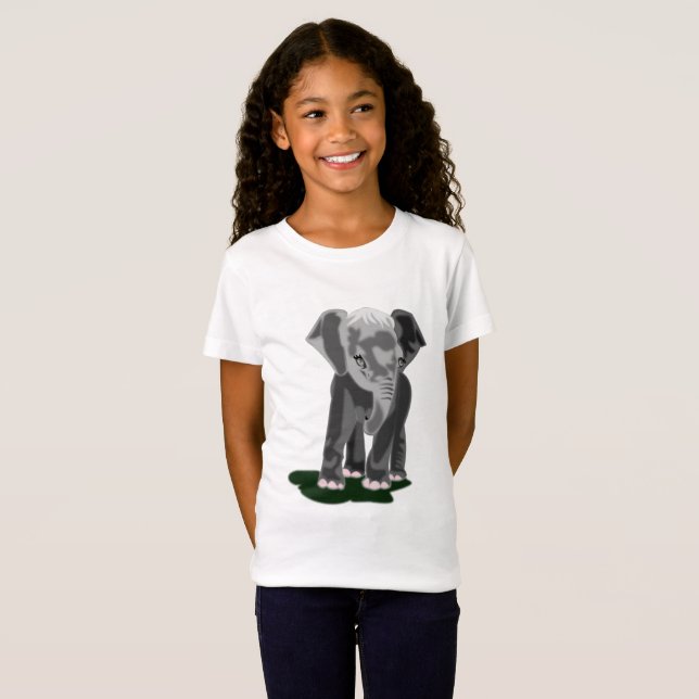Little Elephant Kids T-Shirt (Front Full)